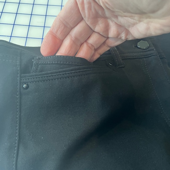 White House Black Market Elegant Black Trousers - Picture 3 of 16